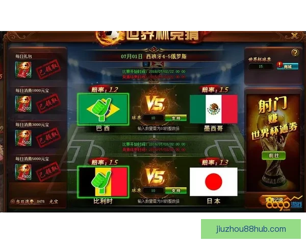 世界杯精彩竞猜攻略助你赢大奖乐享球场激情体验